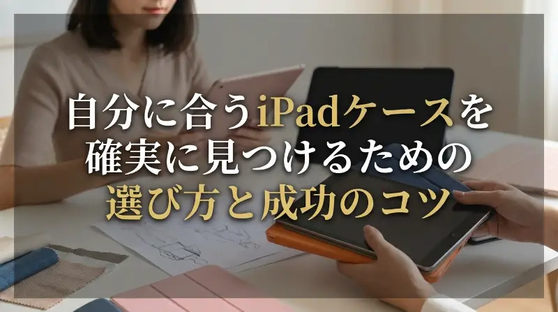 自分に合うiPadケースを確実に見つけるための選び方と成功のコツ